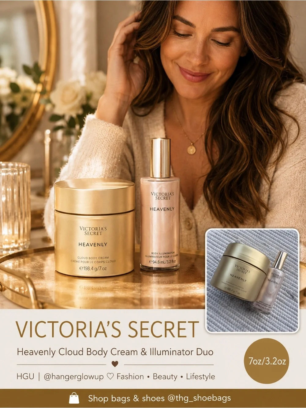 Victoria’s Secret Heavenly Cloud Body Cream & Illuminator Duo Gift Set